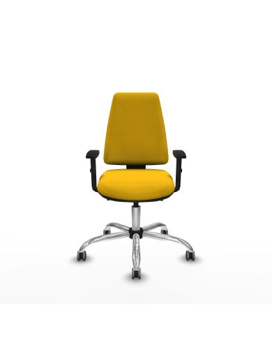 Silla Ergonómica Elche AS bali brazos 1D base cromada