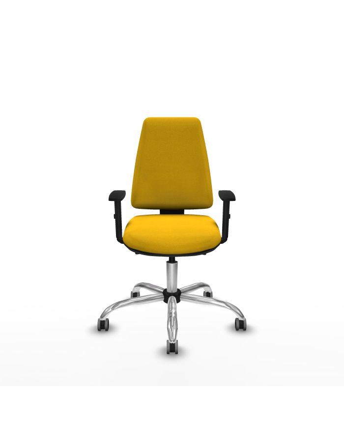 Silla Ergonómica Elche AS bali brazos 1D base cromada