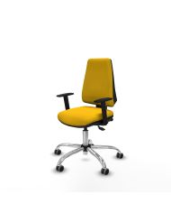 Silla Ergonómica Elche AS bali brazos 1D base cromada