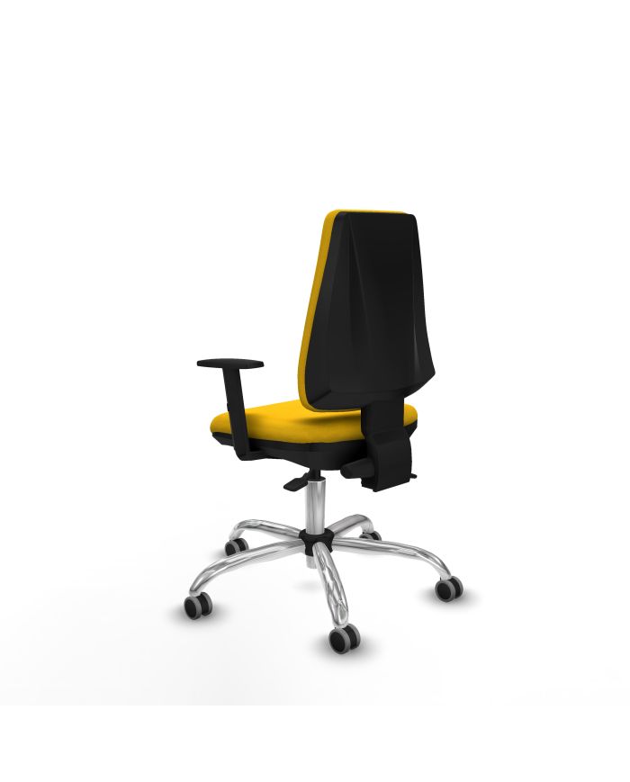 Silla Ergonómica Elche AS bali brazos 1D base cromada