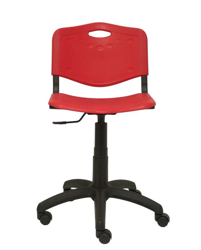 Silla Robledo giratoria roja