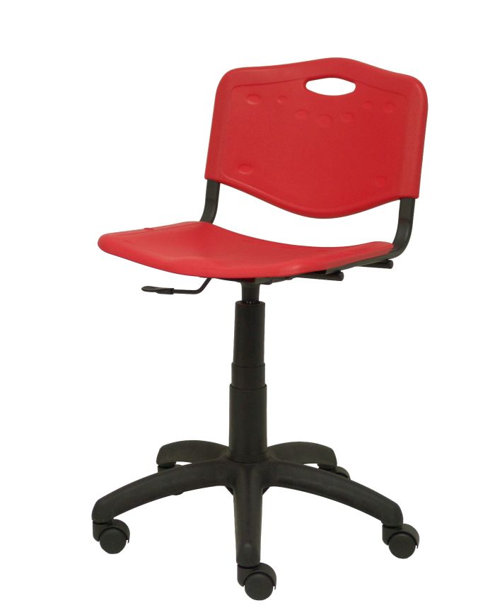 Silla Robledo giratoria roja