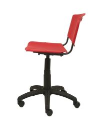 Silla Robledo giratoria roja