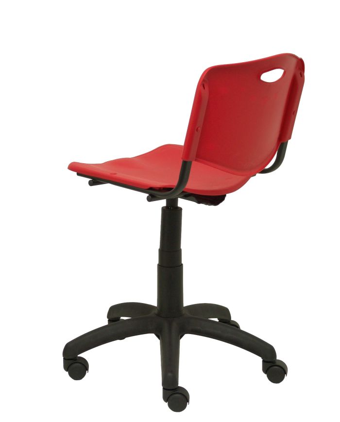 Silla Robledo giratoria roja
