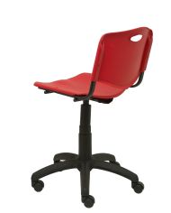 Silla Robledo giratoria roja