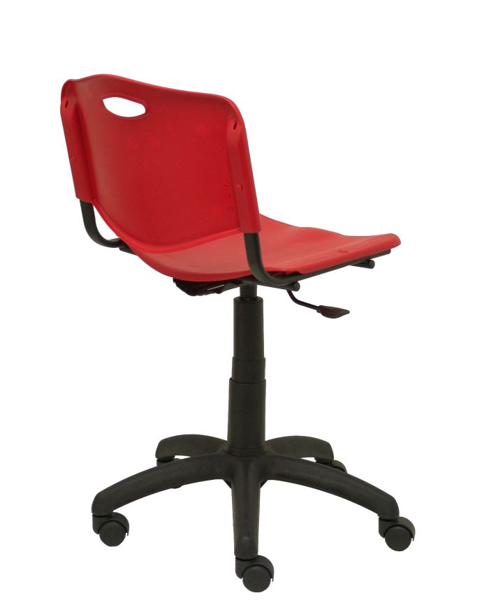 Silla Robledo giratoria roja