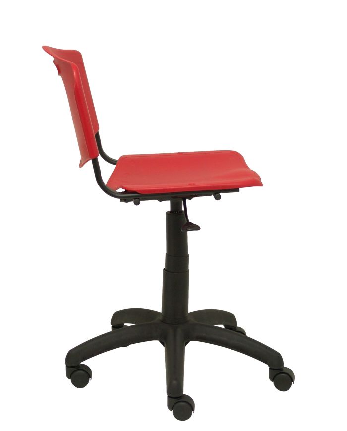Silla Robledo giratoria roja