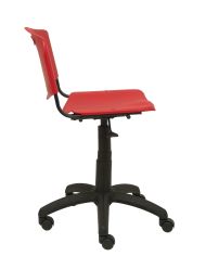 Silla Robledo giratoria roja