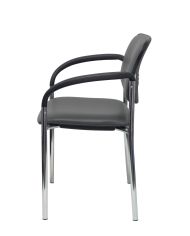Silla fija Styl chasis cromo con brazos