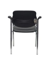 Silla fija Styl chasis cromo con brazos