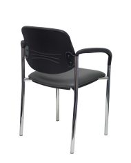 Silla fija Styl chasis cromo con brazos