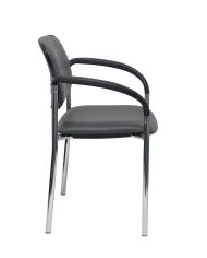 Silla fija Styl chasis cromo con brazos