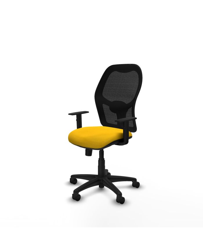 Silla Ergonómica Alocén sincro negra bali brazos 1D base