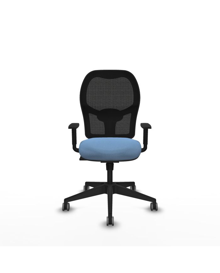 Silla Ergonómica Alocén sincro negra bali brazos 1D base