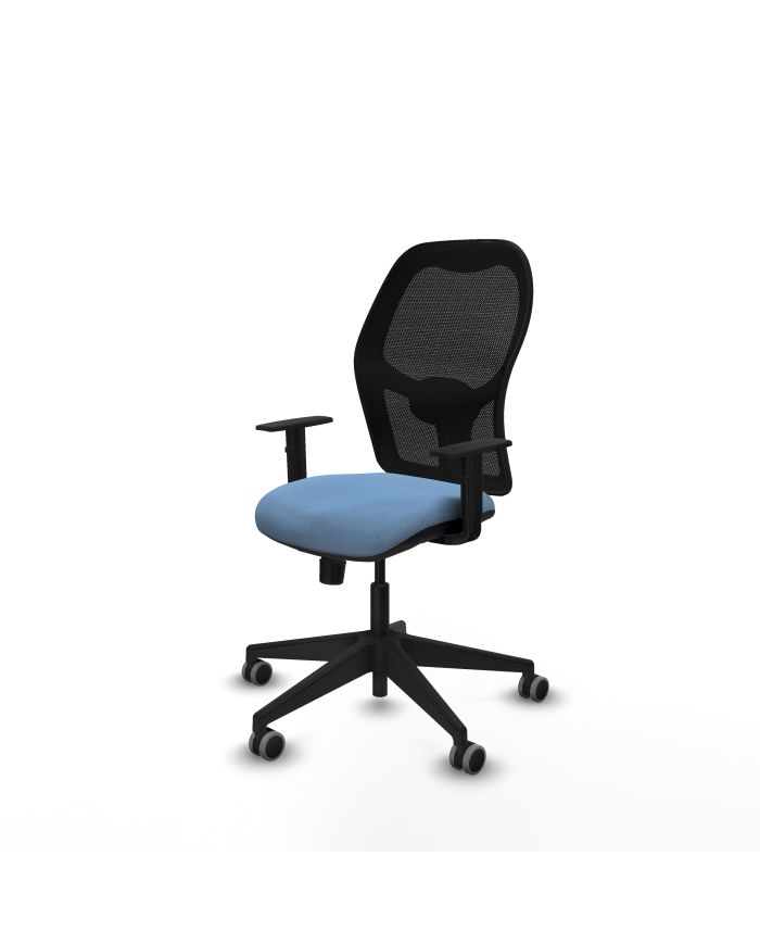 Silla Ergonómica Alocén sincro negra bali brazos 1D base
