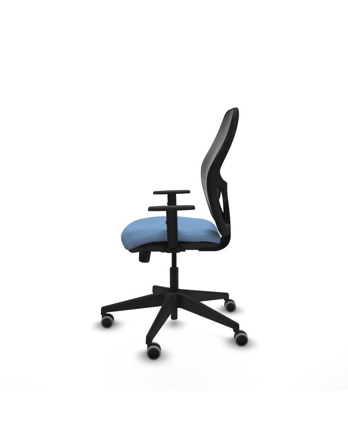 Silla Ergonómica Alocén sincro negra bali brazos 1D base