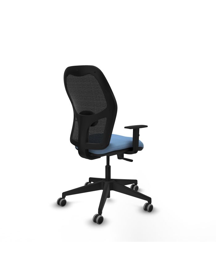 Silla Ergonómica Alocén sincro negra bali brazos 1D base