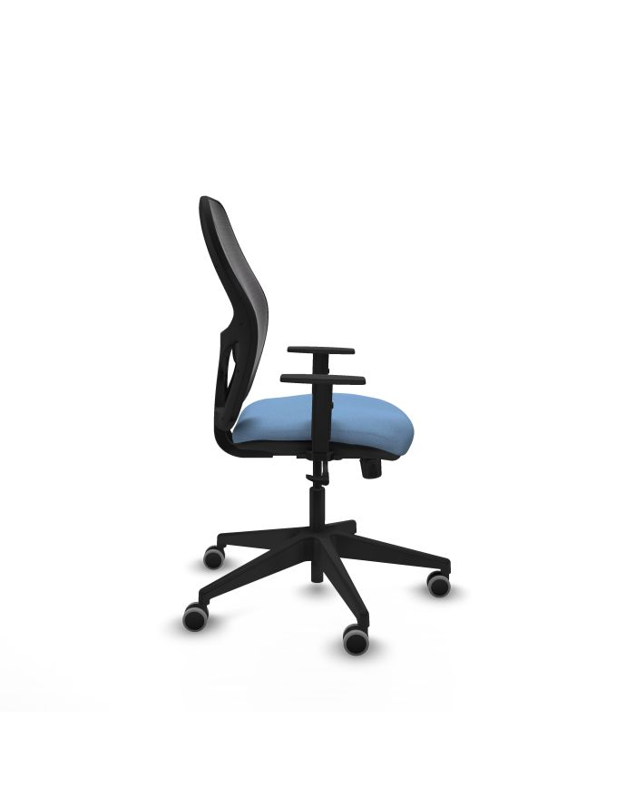 Silla Ergonómica Alocén sincro negra bali brazos 1D base