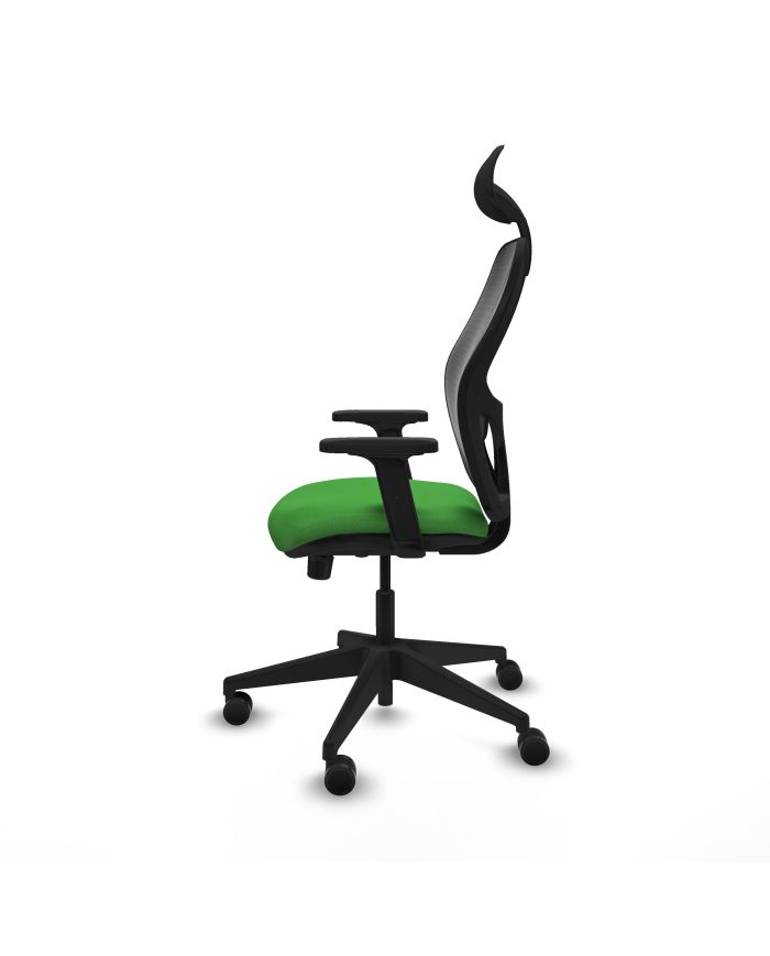 Silla Ergonómica Alocén sincro negra bali brazos 2D base