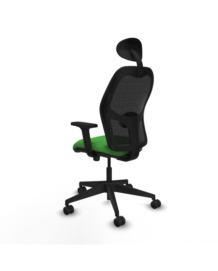 Silla Ergonómica Alocén sincro negra bali brazos 2D base