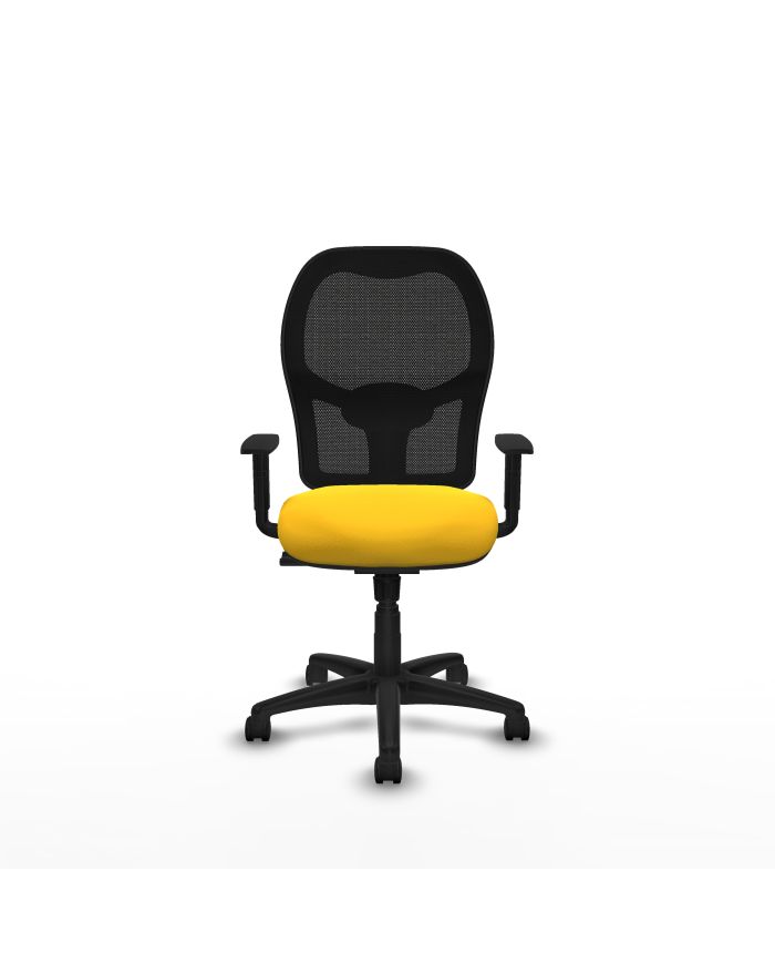 Silla Ergonómica Alocén sincro negra brazos 1D base