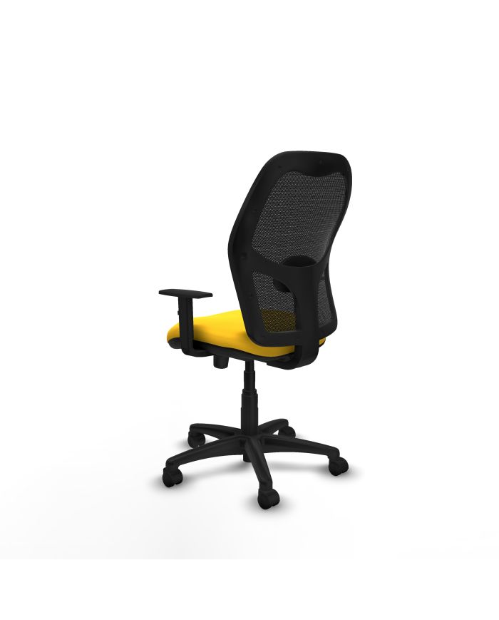 Silla Ergonómica Alocén sincro negra brazos 1D base