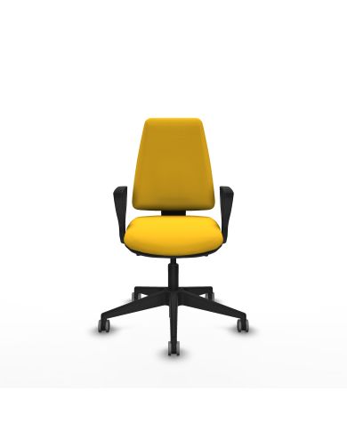 Silla Ergonómica Elche AS brazos fijos base piramidal