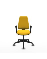 Silla Ergonómica Elche AS brazos fijos base piramidal