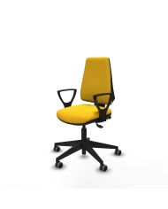 Silla Ergonómica Elche AS brazos fijos base piramidal