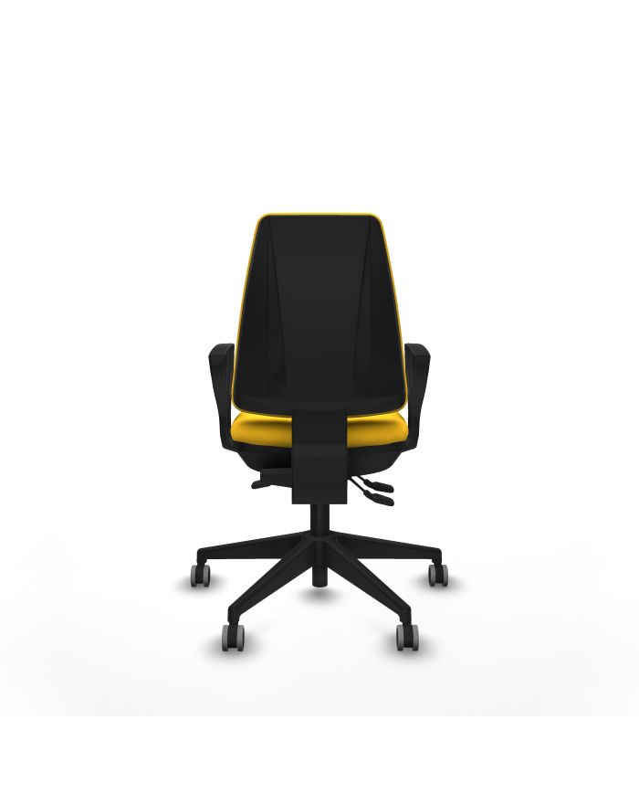 Silla Ergonómica Elche AS brazos fijos base piramidal