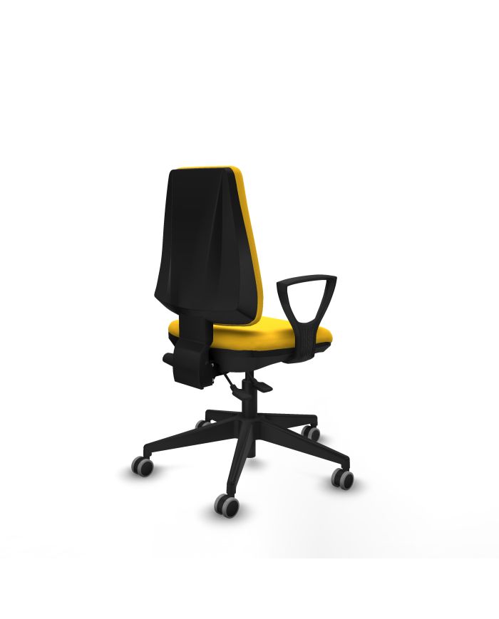 Silla Ergonómica Elche AS brazos fijos base piramidal