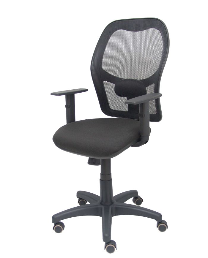 Silla Ergonómica Alocén negra asiento bali brazos regulables