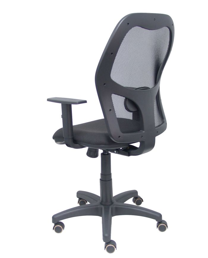 Silla Ergonómica Alocén negra asiento bali brazos regulables