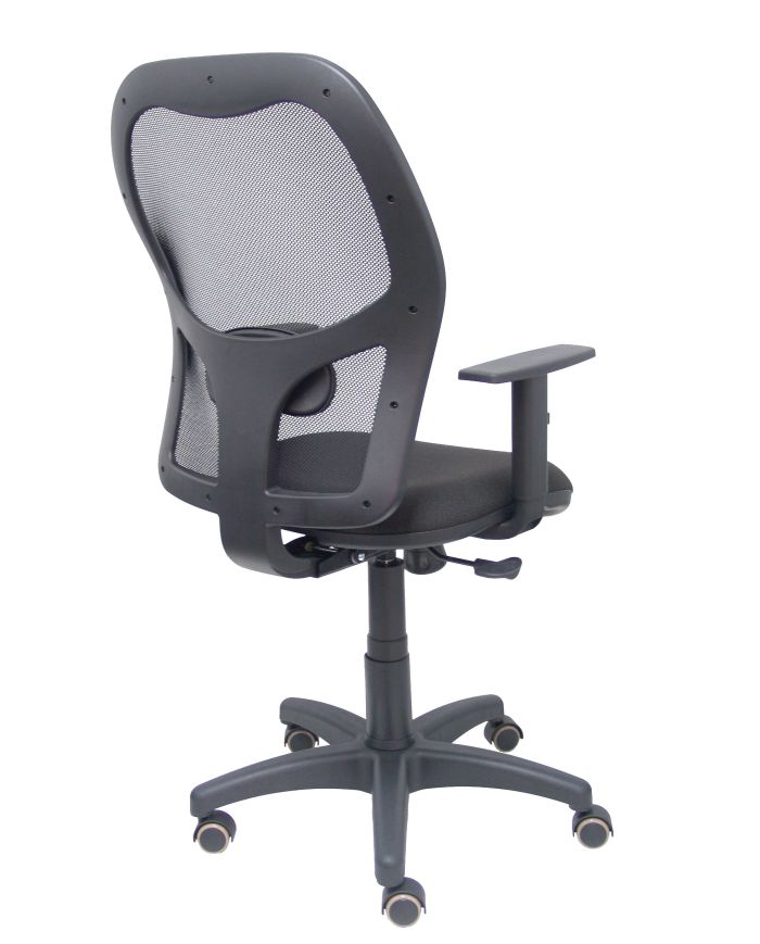 Silla Ergonómica Alocén negra asiento bali brazos regulables