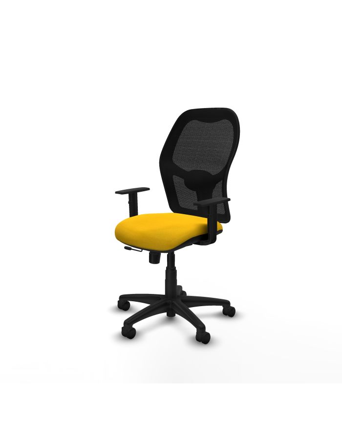 Silla Ergonómica Alocén traslack negra bali brazos 1D base