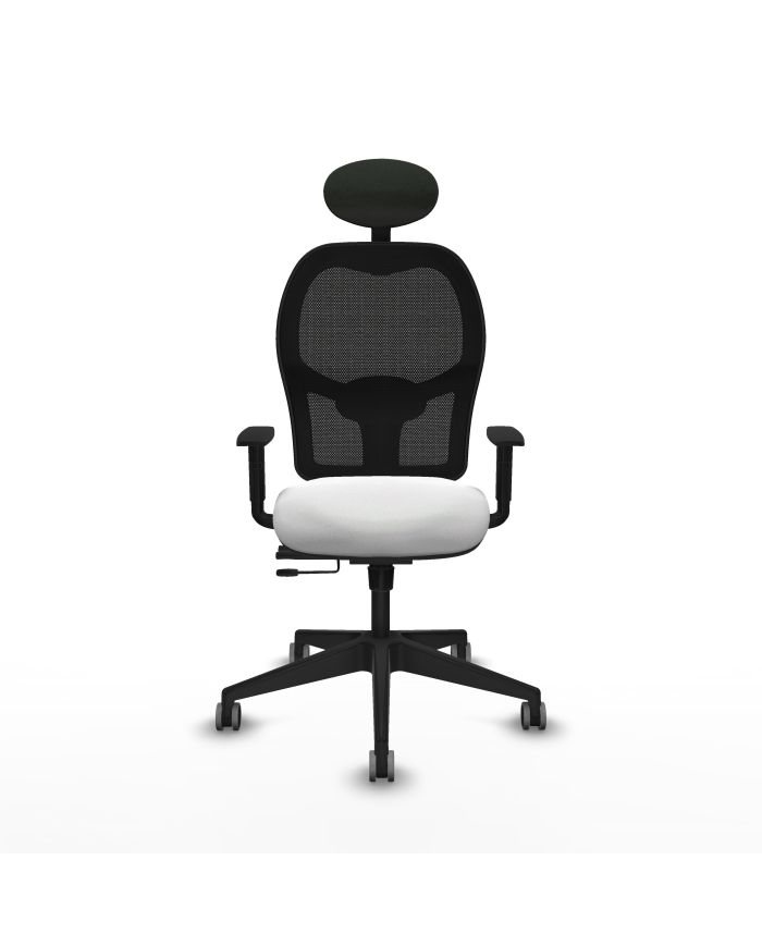 Silla Ergonómica Alocén traslack negra bali brazos 1D base