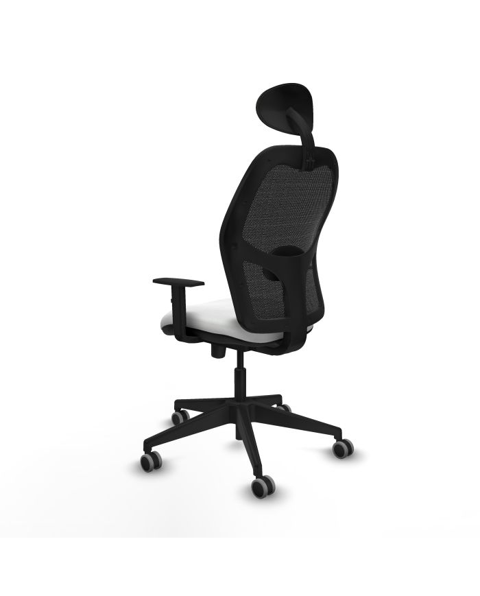 Silla Ergonómica Alocén traslack negra bali brazos 1D base