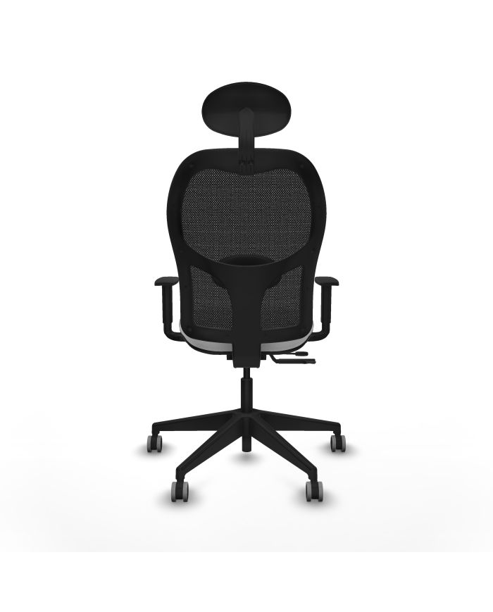 Silla Ergonómica Alocén traslack negra bali brazos 1D base