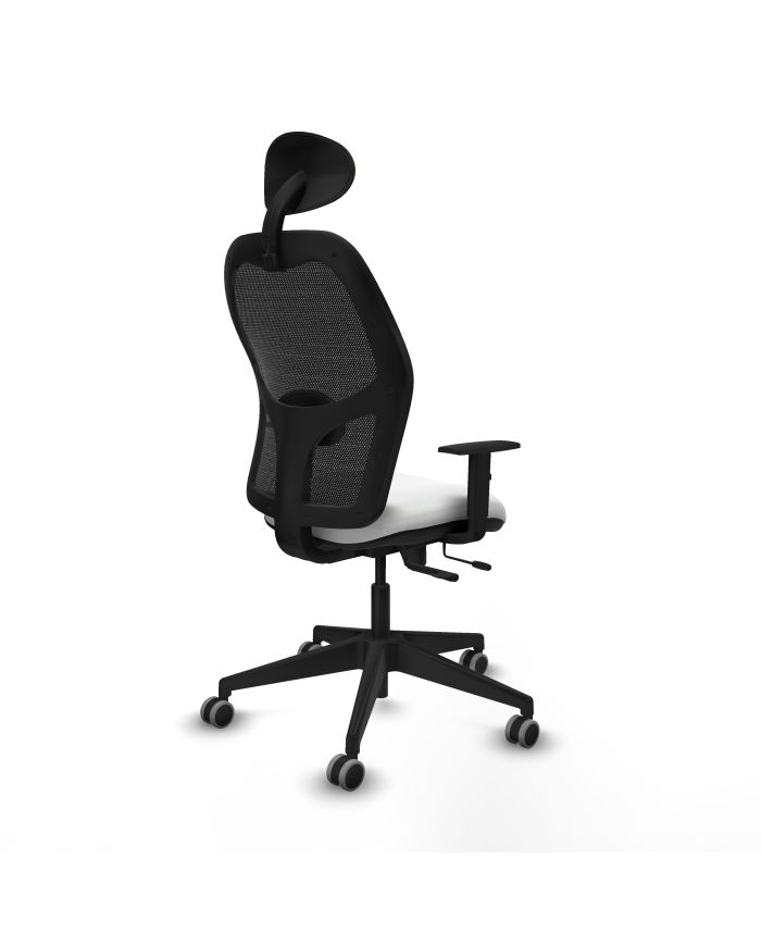 Silla Ergonómica Alocén traslack negra bali brazos 1D base