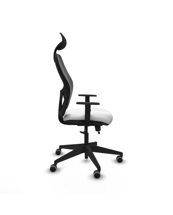 Silla Ergonómica Alocén traslack negra bali brazos 1D base