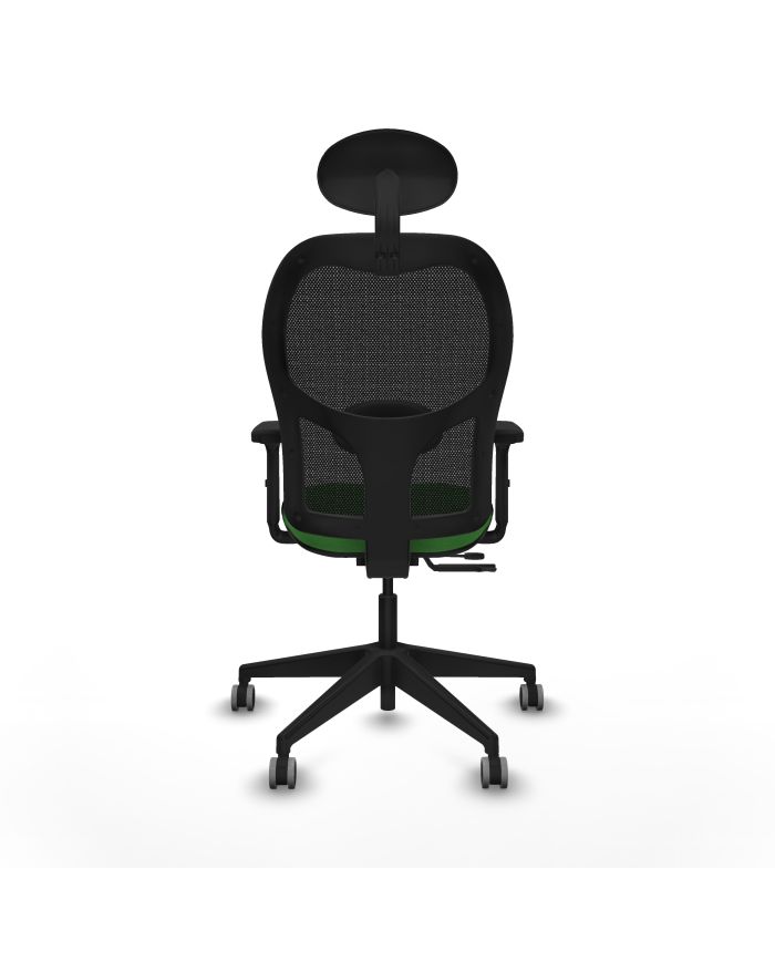 Silla Ergonómica Alocén traslack negra bali brazos 2D base