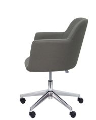 Sillón Athena giratorio tapizado era