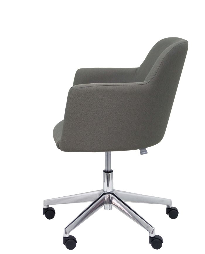 Silla Athena chasis cromo tapizado era | Sillas Confidente