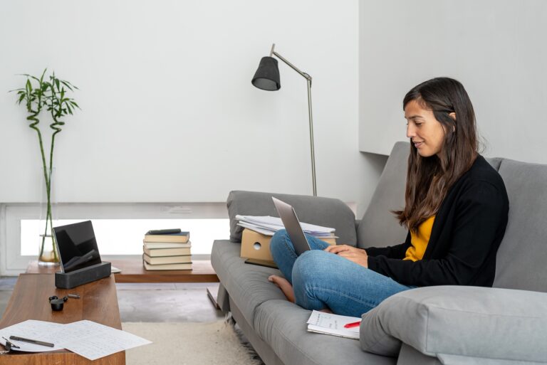 Telecommuting at home