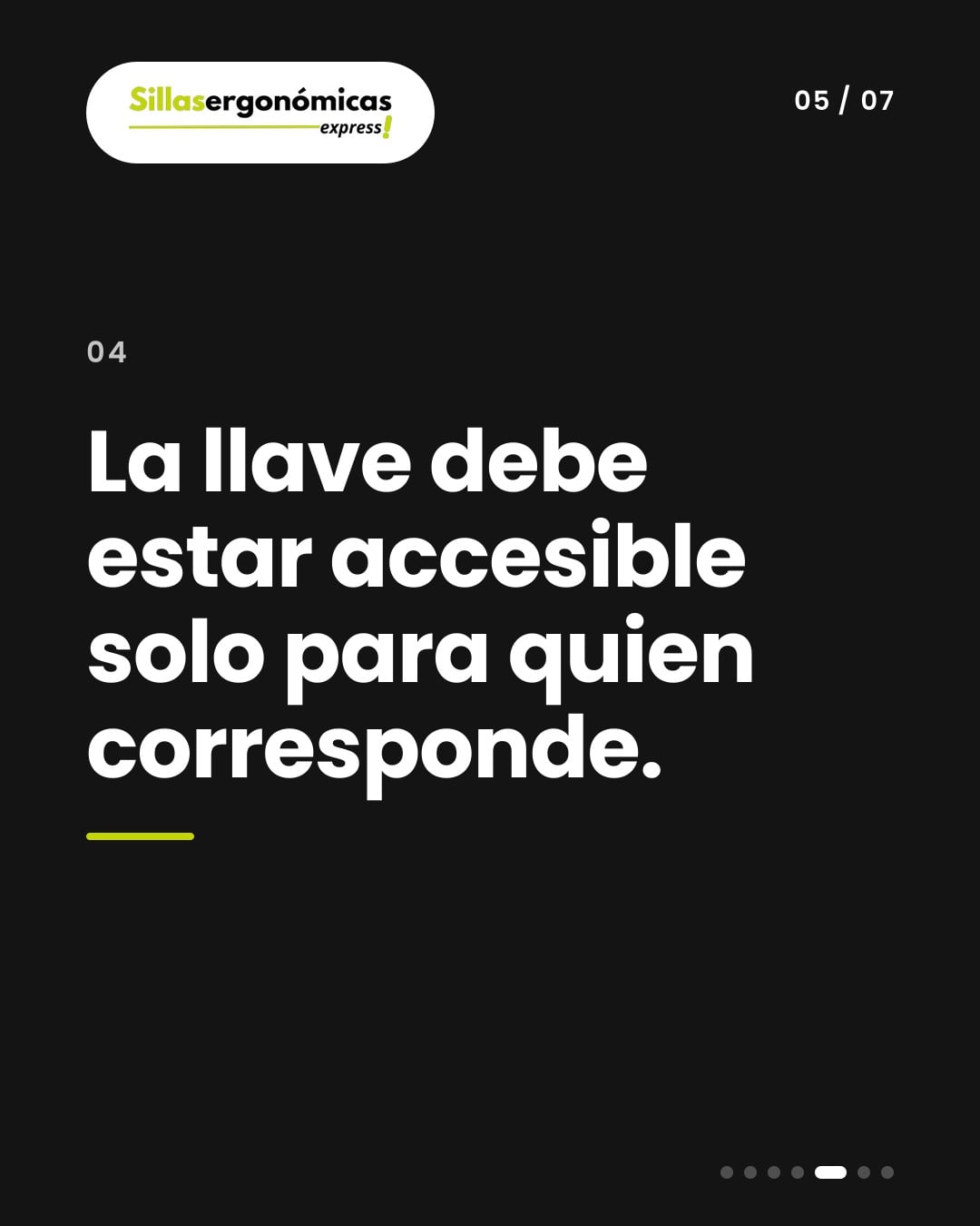 Qué guardar bajo llave en una cajonera de oficina — 5 de 7