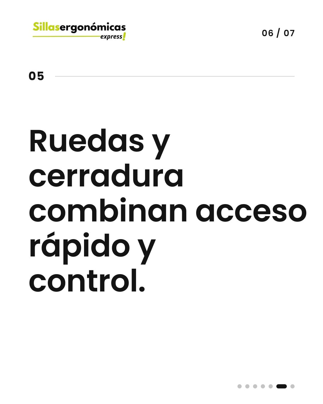 Qué guardar bajo llave en una cajonera de oficina — 6 de 7