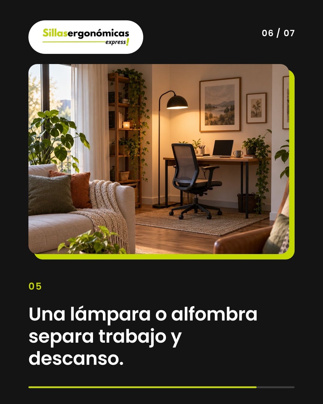Cómo organizar un rincón de teletrabajo en casa — 6 de 7