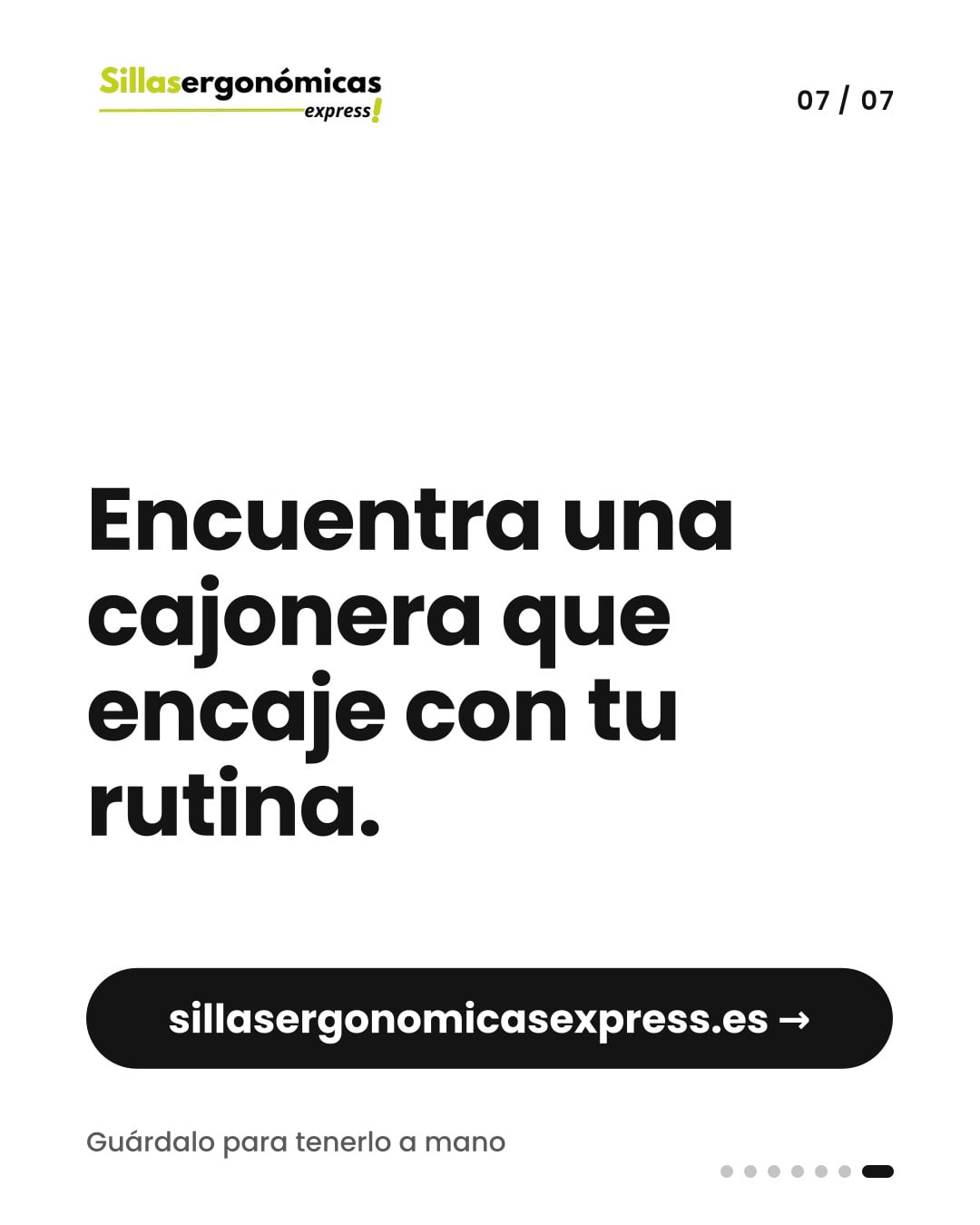 Qué guardar bajo llave en una cajonera de oficina — 7 de 7